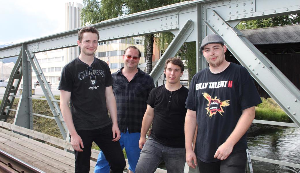 Rivers Edge: Jeremy Schauwecker, Alex Apelt, Bryan Gabathuler und Kevin Kern (v. l.).  