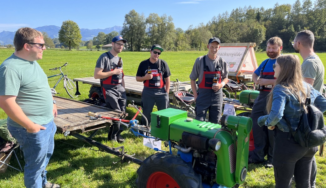 Die Einachsergilde aus Büchel, Plona und Lienz war mit sechs Mitgliedern und vier Fahrzeugen vertreten.