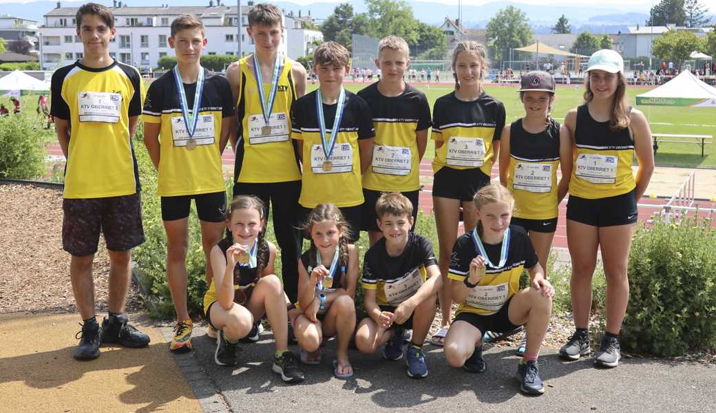 Die Oberrieter Läuferinnen und Läufer überzeugten in Meilen. 