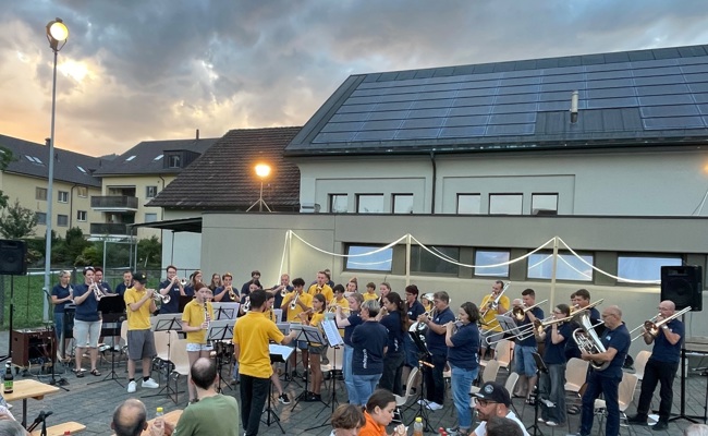 Begeisterte Zuhörer an der Herbstserenade