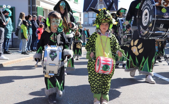 Im Tal ist fertig Fasnacht, doch in Walzenhausen waren Narren unterwegs