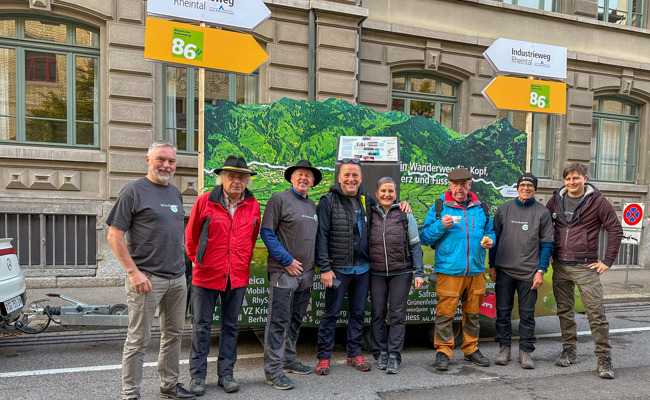 Industrieweg Rheintal als «Wanderweg für Kopf, Herz und Fuss» vorgestellt