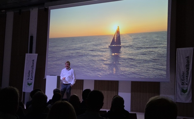 Härtestes Segelrennen der Welt: Oliver Heer am «KMU Profil» der St.Galler Kantonalbank