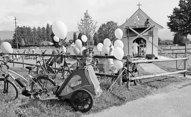Wallfahrt mit dem Kinderwagen