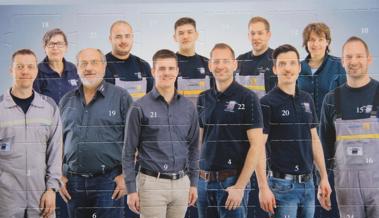 Team mit Türchen