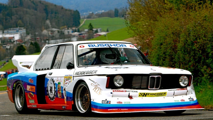 Mit dem überbreiten Heidegger-BMW 320 wird Armin Buschor dieses Jahr an den Start gehen. Mit dem überbreiten Heidegger-BMW 320 wird Armin Buschor dieses Jahr an den Start gehen.