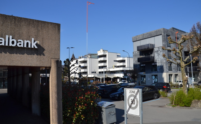 Bauprojekt im Bahnhofquartier: Kantonalbank-Provisorium für bevorstehende Umbauphase