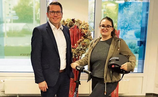 Livia Kuster gewinnt Twint-Wettbewerb der Raiffeisenbank