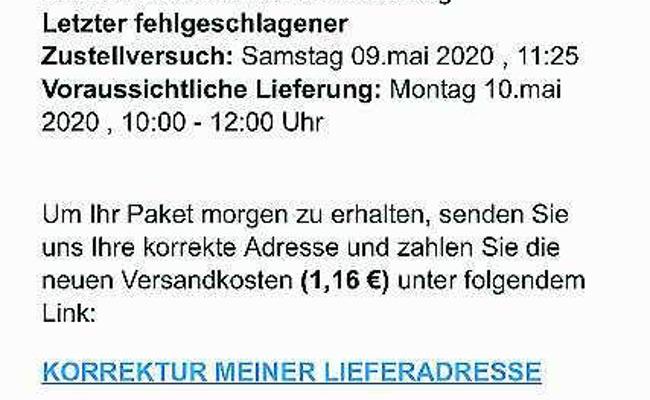 Nicht in Mail-Falle tappen