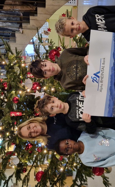 Schüler spenden an PluSport Rheintal