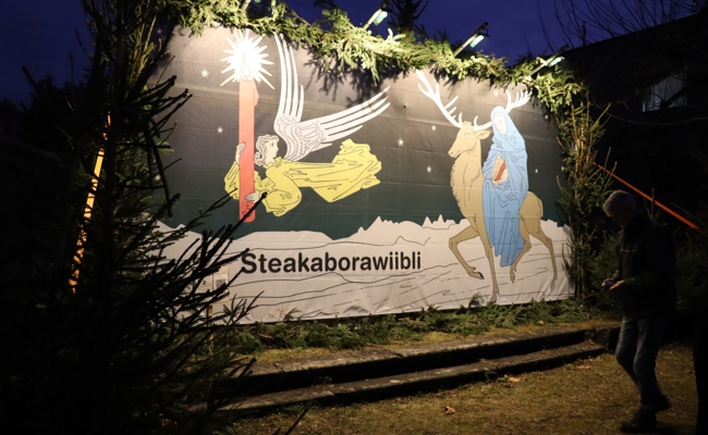 Die Sage vom «Steackaborawiibli» ist zum Leben erwacht - zumindest vorübergehend