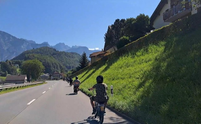 Töffli Challenge – Jugendliche fuhren zur Rheintaler Wallfahrt