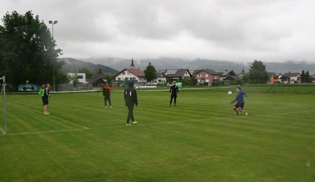 Faustball Widnau trainierte am Montag als erster Rheintaler Sportverein nach den Richtlinien des Corona-Schutzkonzepts. 