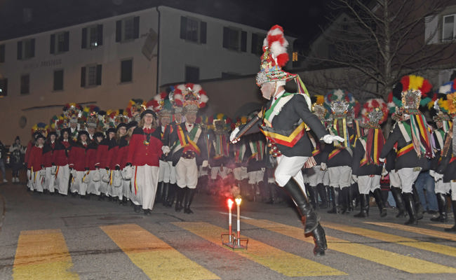 Mit Punsch, Berlinern und einer Abendpolonaise: So endete die Altstätter Fasnacht
