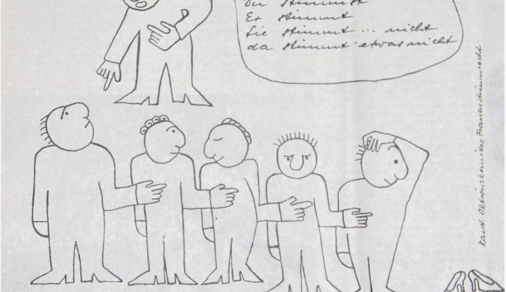 Für die Frauen konjugiert: «Ich stimme, du stimmst, er stimmt, sie ...»