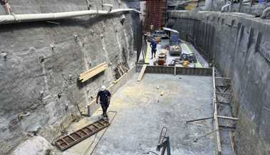 Wegen Wetterkapriolen: Brendenbach-Baustelle in den letzten Wochen fünfmal geflutet