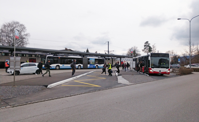 Ersatzbus nicht verspätet, aber falsch abgebogen