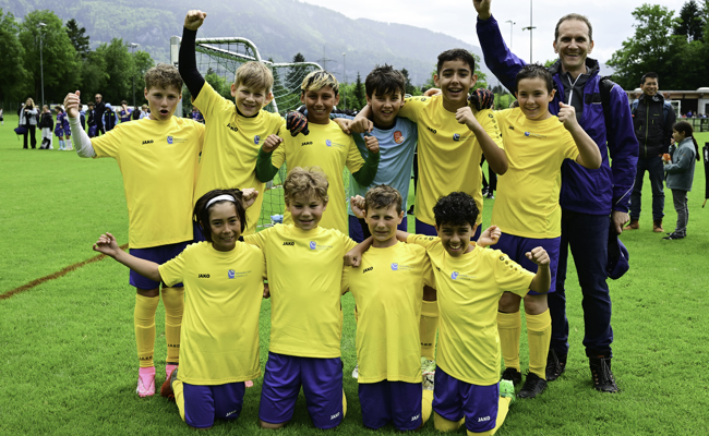 Die Marbacher Fünftklässler qualifizieren sich für das CS-Cup-Finalturnier in Basel