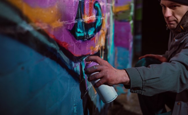 Graffiti sprayen? Wenn, dann schön bitte!