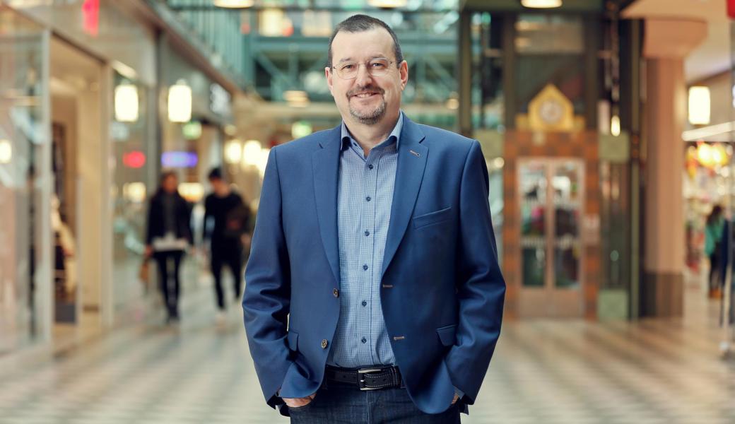 Burkhard Dünser, Geschäftsführer des Messeparks.