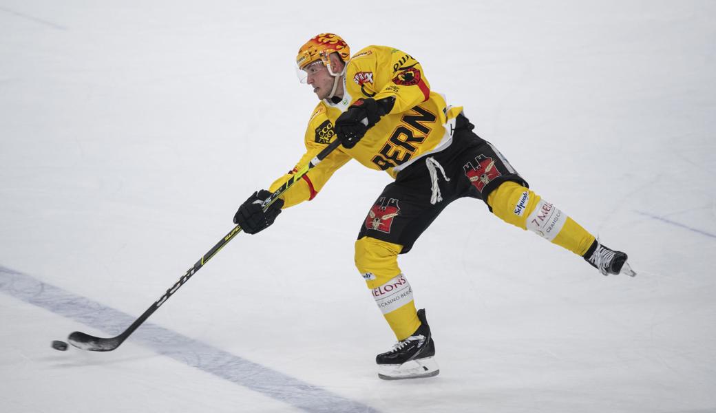 SCB-Verteidiger Ramon Untersander möchte mit dem Schweizer Nationalteam den Halbfinal erreichen. 