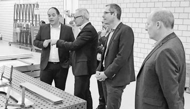 Regierungsrat besucht  regionale Unternehmen