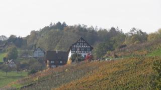 Das Torkelhaus Laager liegt in den Rebbergen an der Strasse nach Husen.