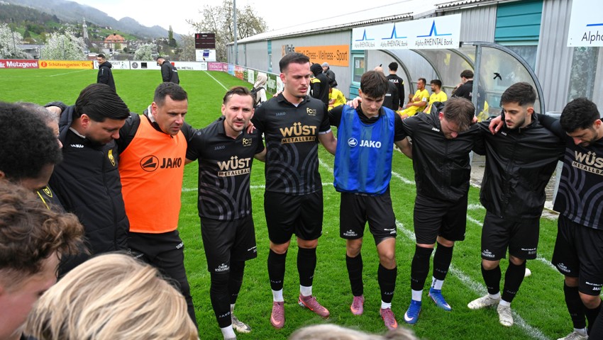 Beim FC Altstätten ist in dieser Phase der Saison besonders der Teamgeist gefragt.