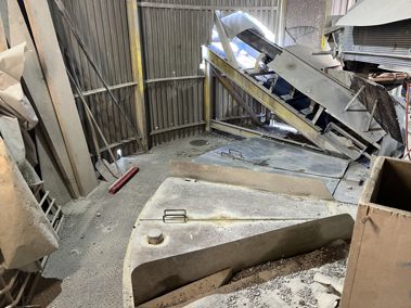 Mann verunfallt in Betonsilo: Schwierige Bergung