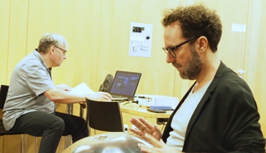 Perkussionist Enrico Lenzin war Stargast am Neugass-Treff