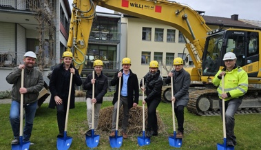 Spatenstich für Erweiterungsbau und Sanierung Pflegewohnheim Kruft