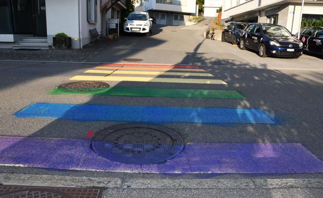 Heerbrugg hat jetzt auch einen Regenbogen