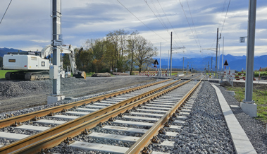 Anstatt mit dem Bus wieder mit dem Zug von Altstätten nach Buchs fahren