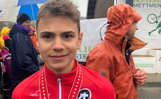 Schweizer Radquer-Meistertitel für Fynn Lanter vom RV Altenrhein