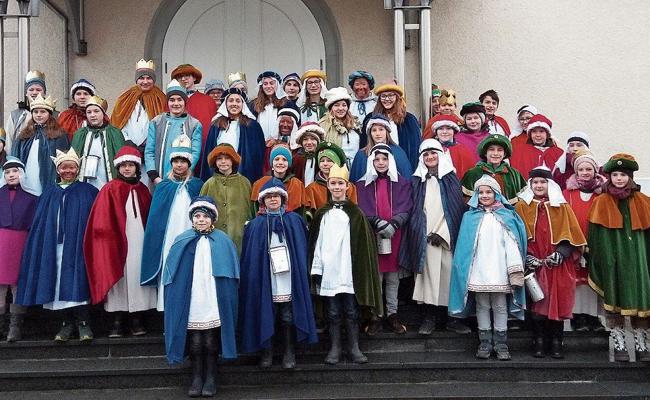 Sternsinger brachten Segen in die Häuser