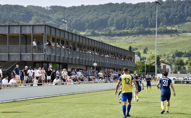 In Au wird die Tägeren mit Musik, Sport und Testspiel eingeweiht