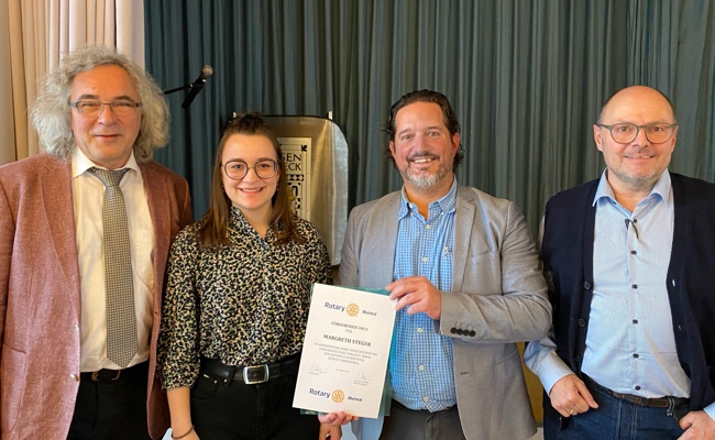 Rotary-Förderpreis geht an Margreth Steger