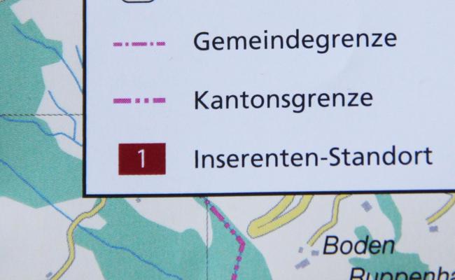 Eine Kantonsgrenze, die keine ist