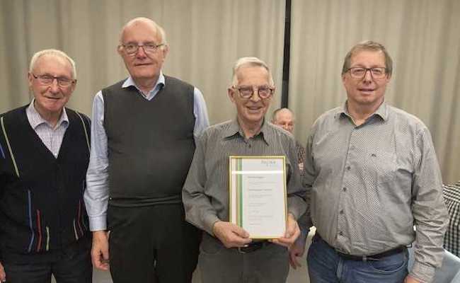 Meinrad Egger ist seit 50 Jahren im Männerchor Heerbrugg