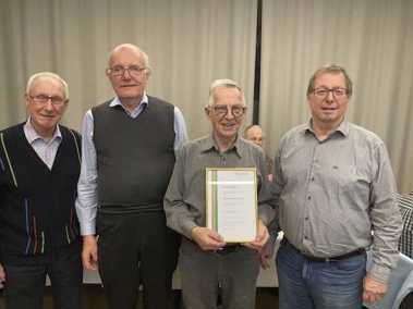 Meinrad Egger ist seit 50 Jahren im Männerchor Heerbrugg