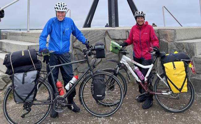 Mit dem Velo ans Nordkap gefahren