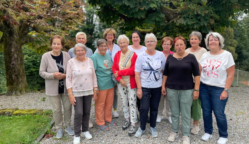 Die Sängerinnen auf dem Zugerberg