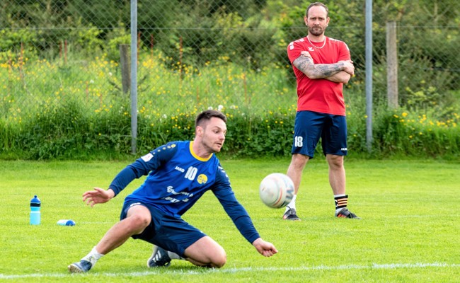 Die Diepoldsauer Faustballer stehen unter Zugzwang