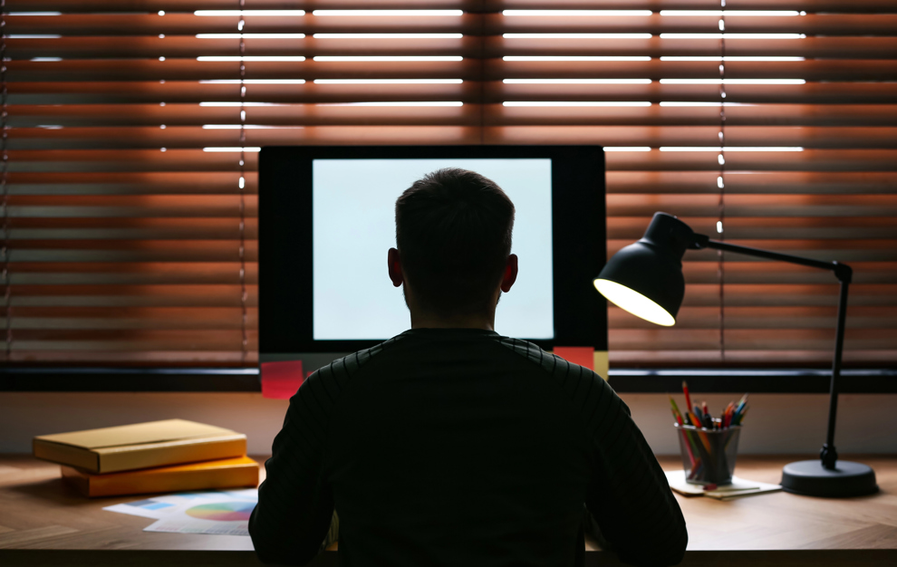 Male Designer Working Desk Office Depositphotos 332404752 XL