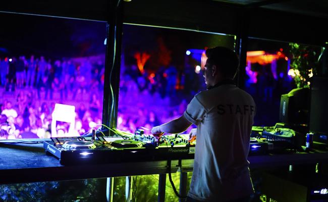 Elektronisches im Amphitheater