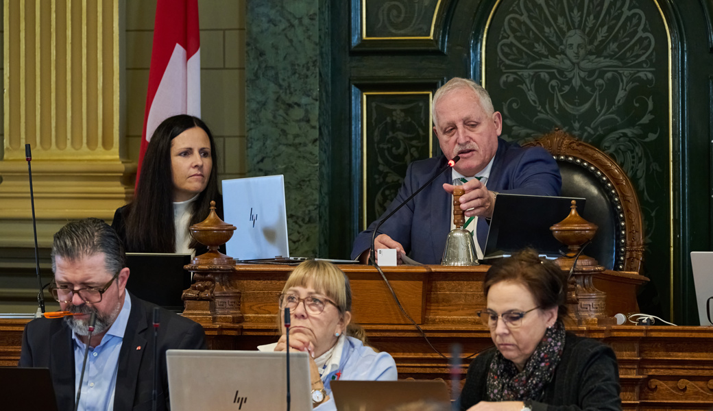 «Manchmal hat es mich in den Fingern gejuckt»: Walter Freund über sein Jahr als Kantonsratspräsident