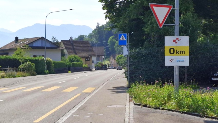 Der gelbe Streifen zeigt an: Ab diesem Meter ist die Neutralisationsphase zu Ende. Der gelbe Streifen zeigt an: Ab diesem Meter ist die Neutralisationsphase zu Ende.