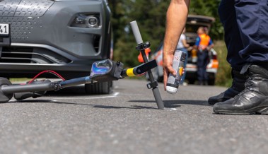 Mit E-Scooter in Staad gestürzt: 64-Jähriger als fahrunfähig eingestuft