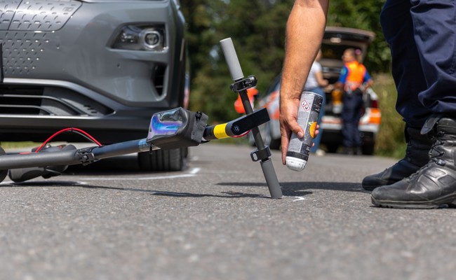Mit E-Scooter in Staad gestürzt: 64-Jähriger als fahrunfähig eingestuft