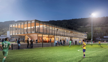 Die neue Sportanlage nimmt Gestalt: Erste Spiele im September
